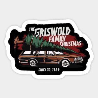 The Griswold Family Christmas Tree // Funny Christmas Graphic Sticker